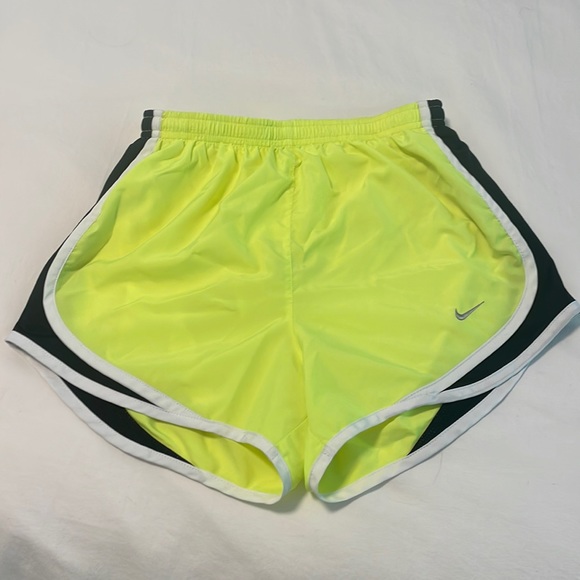 Nike Dri-Fit bright yellow size xs run shorts - Picture 1 of 3